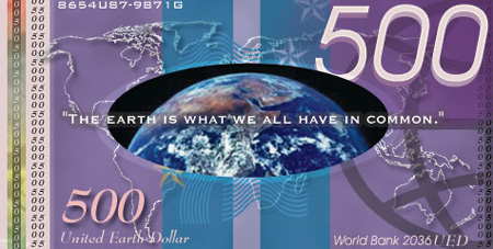 United Earth Dollar (Back)