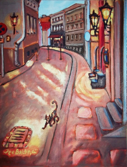 Улочка старого города (40х30) Streets of old town