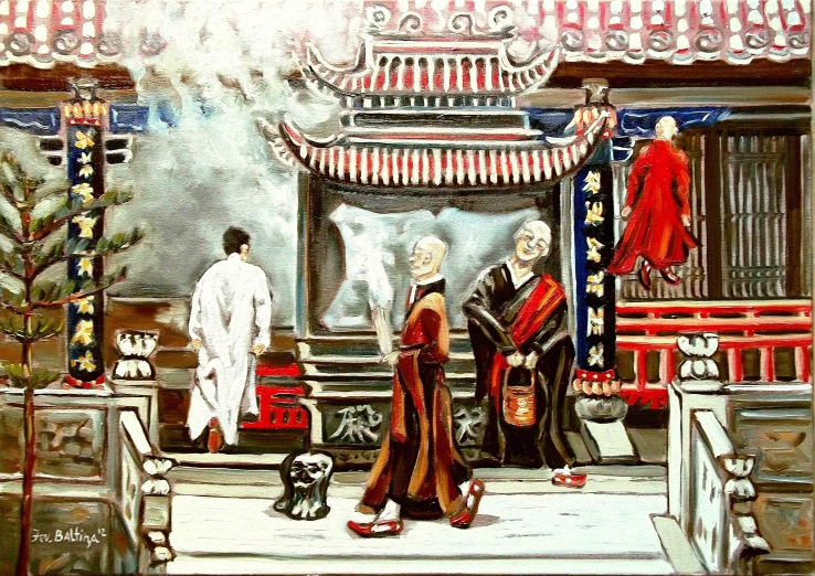 Будни Шао Линя (70х50 см) Weekdays Shao Lin