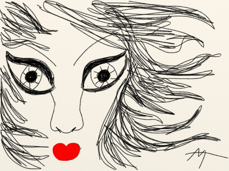 Hair in Wind