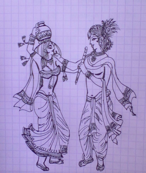 krishna and gopi