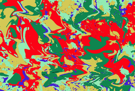 Fantasy in Red and Green