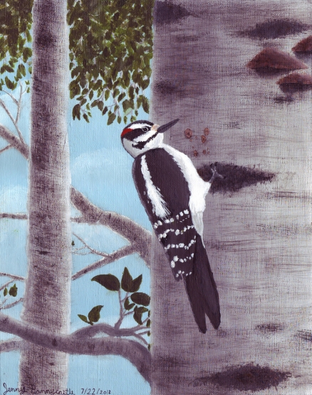 Hanging out in the Birch - Jennifer Bonnycastle
