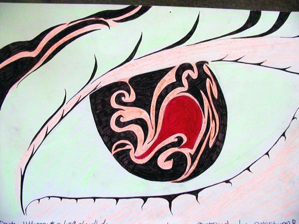 The left eye of hate V