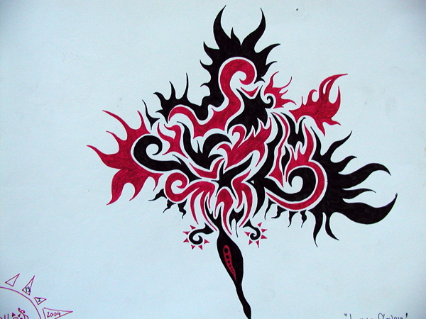 Burnin' flower