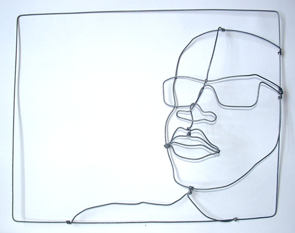 wire portrait