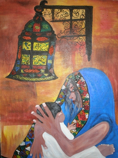 Acrylic painting