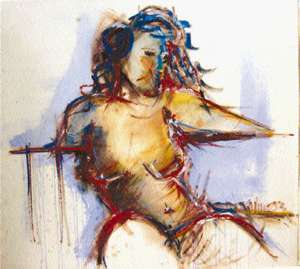De la serie Mujeres, óleo sobre tela, 2003.