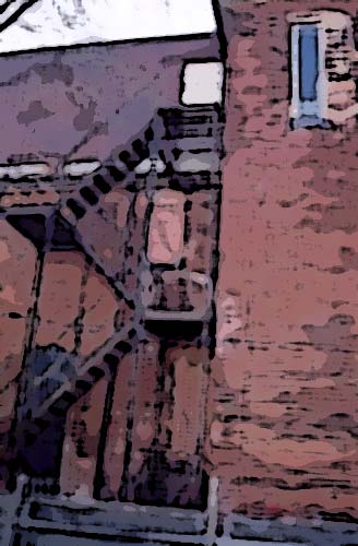 Fire Escape - Distorted