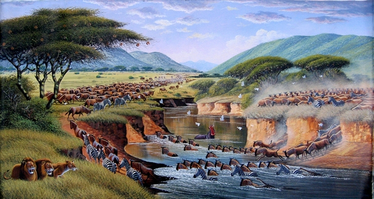 Crossing the Maara River