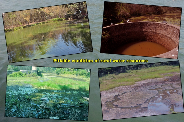 Pitiable coundition of water