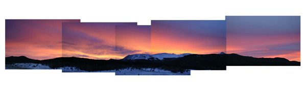 Sunrise over Pikes Peak