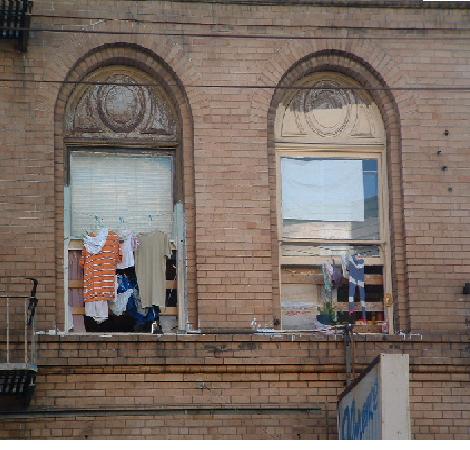 window in chinatown