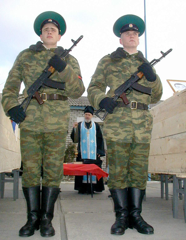 Прощание с пограничниками