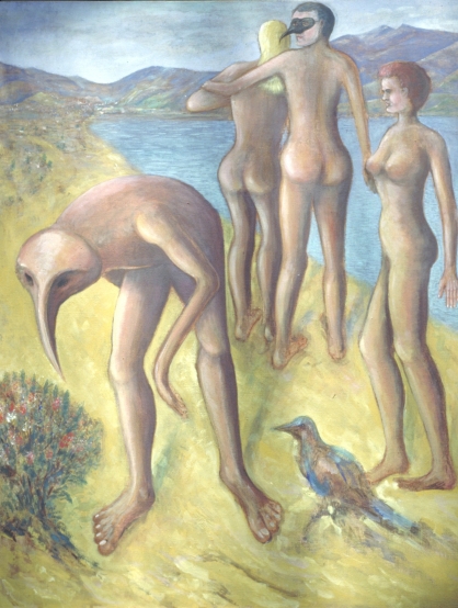 Bird-Man at the beach