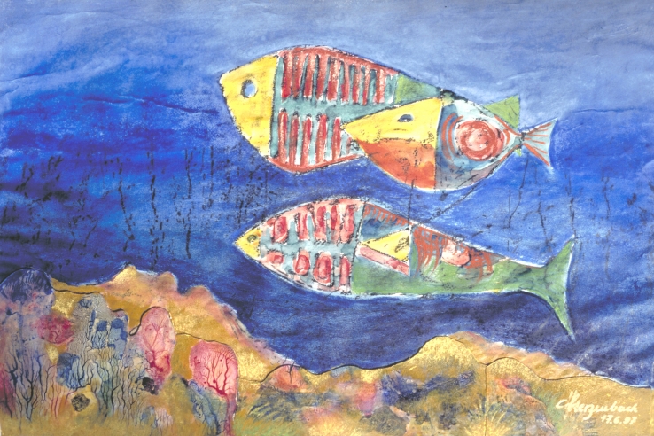 Three Fishes in Coral-Reef