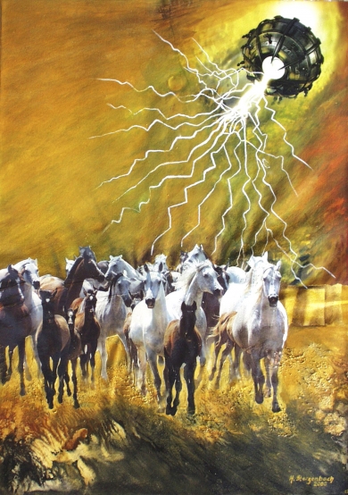 VU 17 Gallopping Horse Herd 1