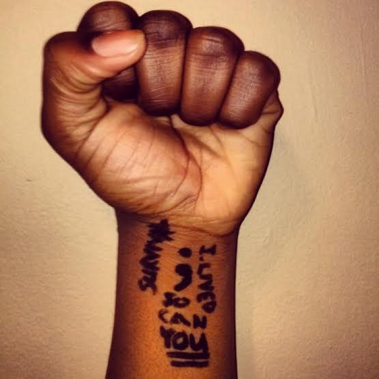Raised fist