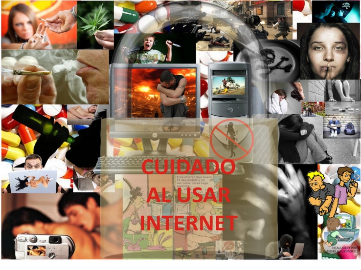 Be careful when using the internet