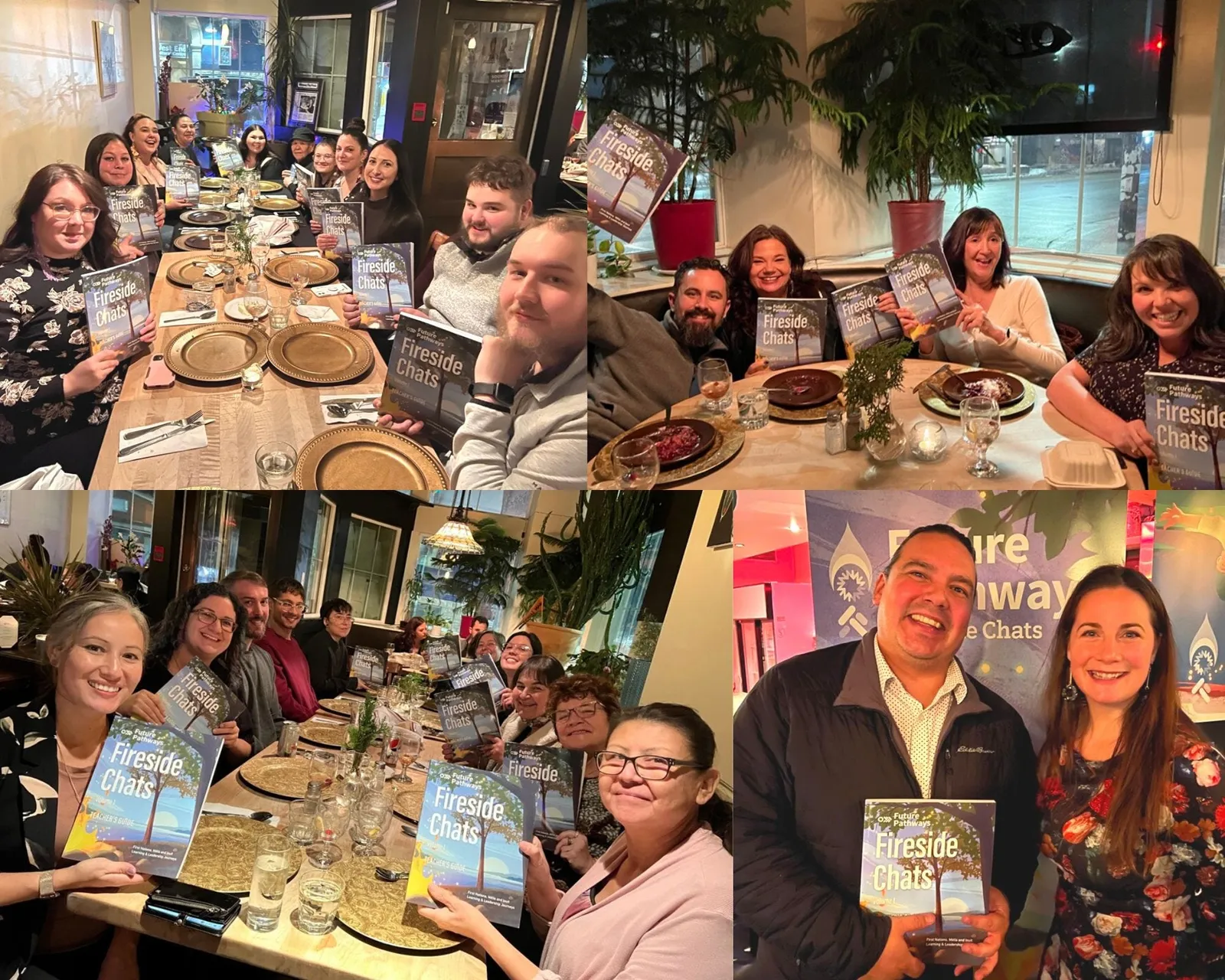Event Attendees at Feast Cafe Bistro Celebrating the Book Launch