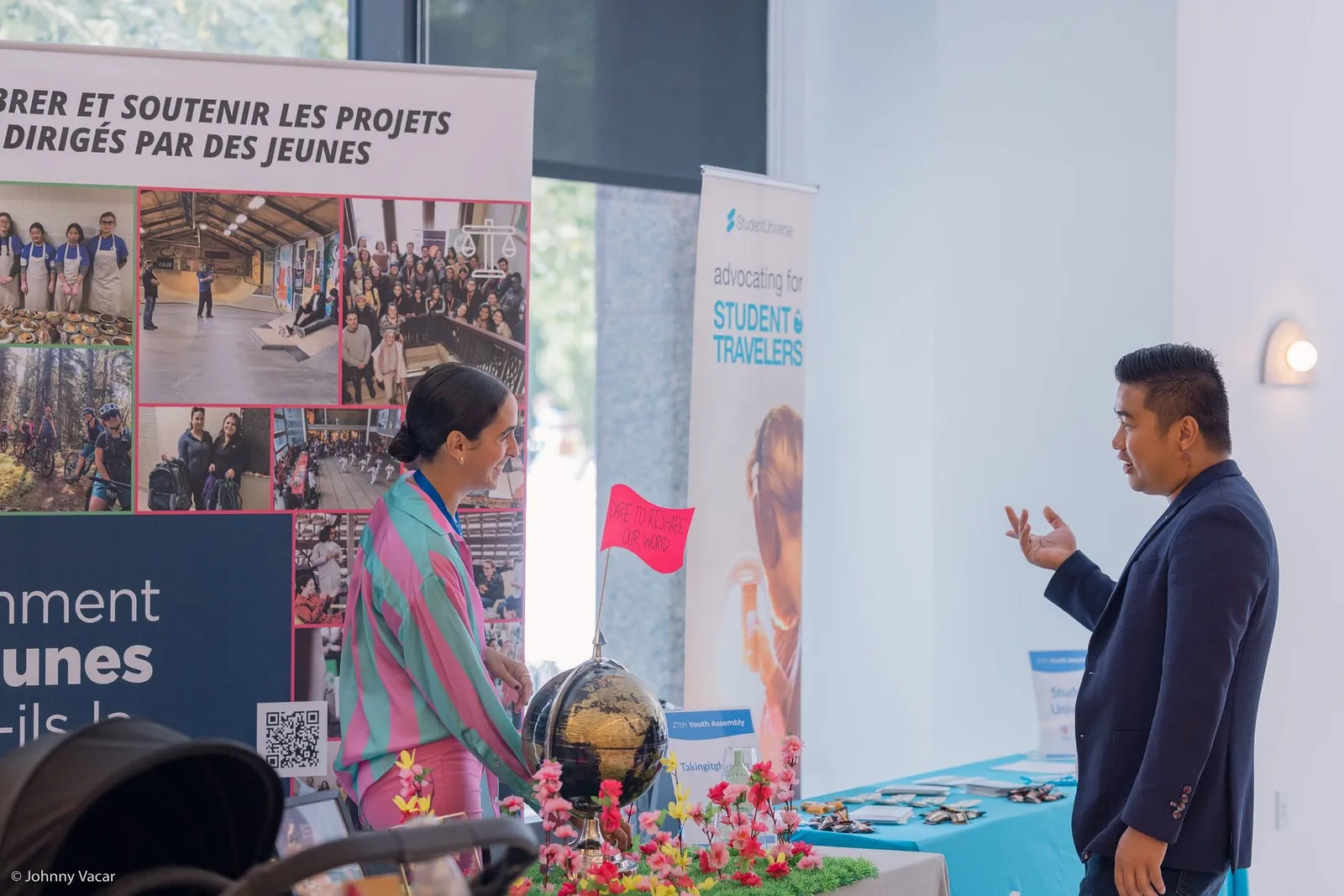 Photos from our booth at the Opportunities Fair