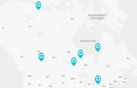 Map of Schools