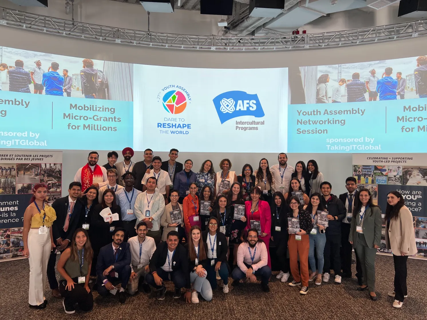 Photos from our networking session: Mobilizing Millions for Microgrants