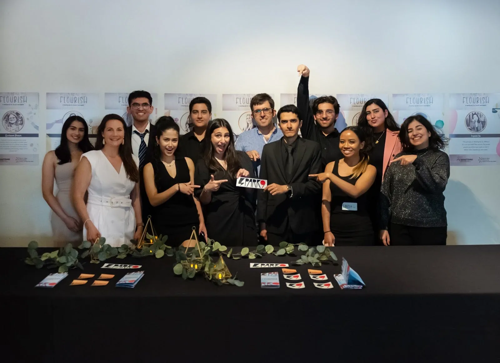 Sprout Fellow Aaliyah Mahboubi along with team members from the SPARK9 project