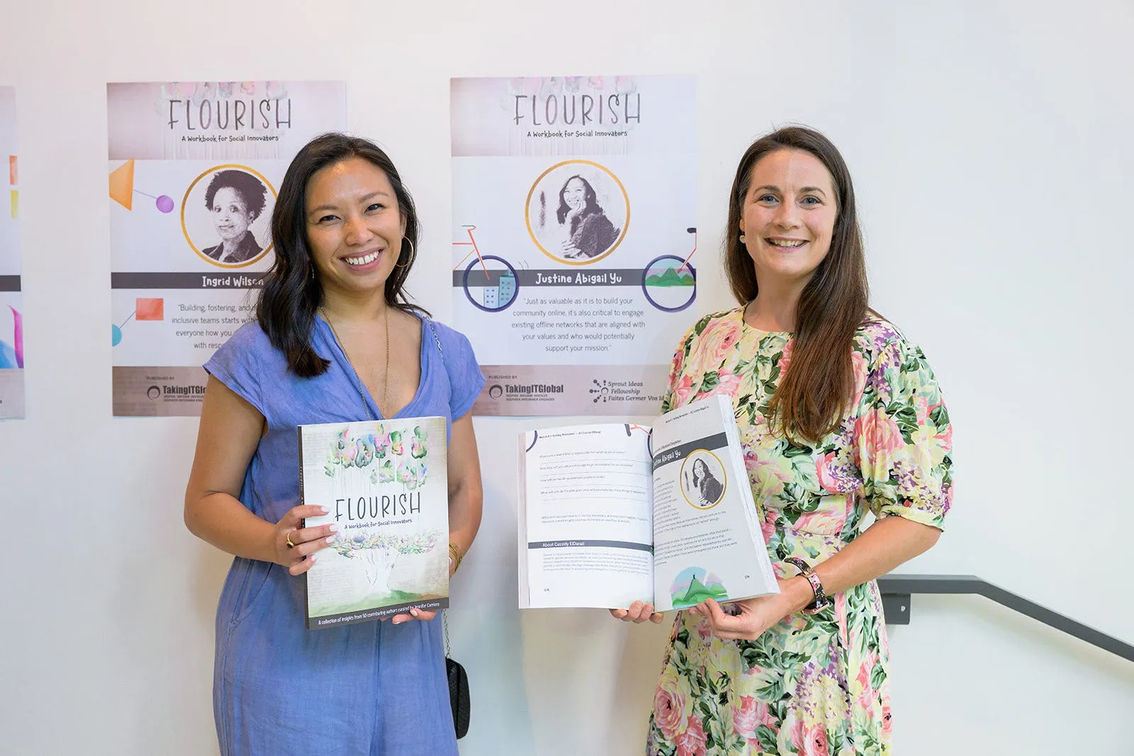 Contributing Author Justine Abigail Yu and Flourish Workbook Curator Jennifer Corriero